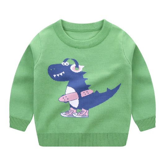 Dinosaur skate sweater