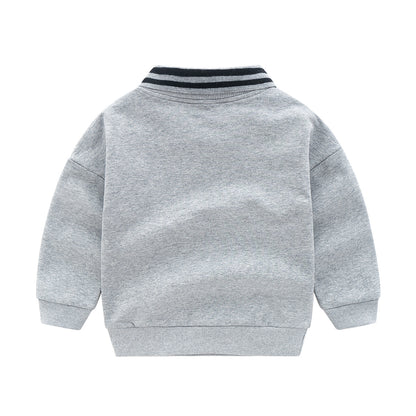 Cartoon striped sweater