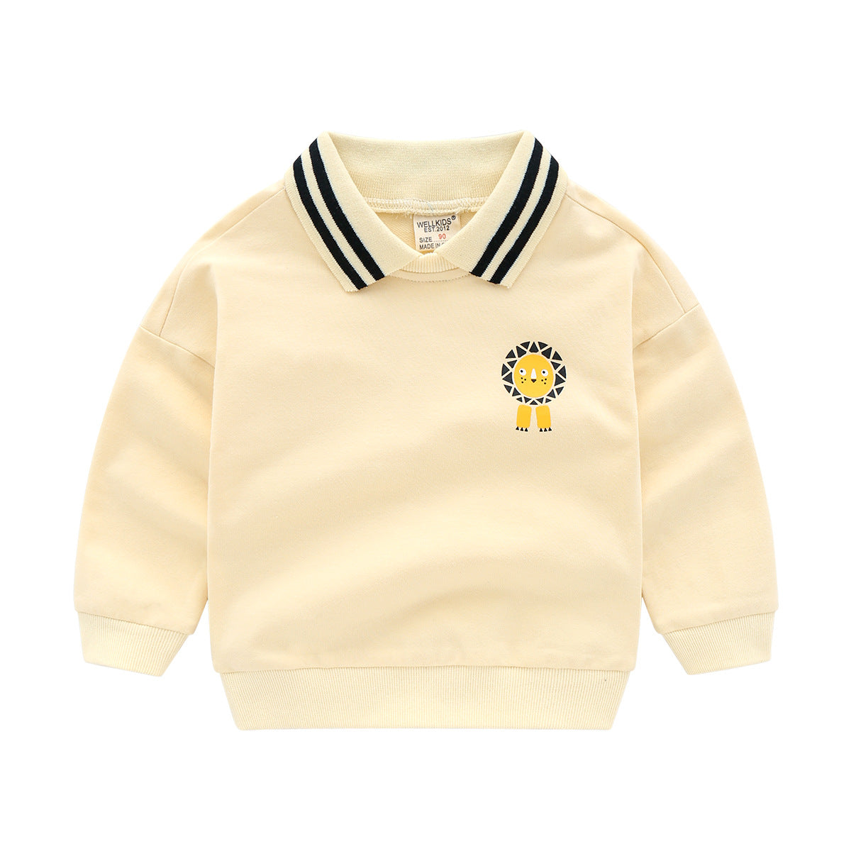 Cartoon striped sweater