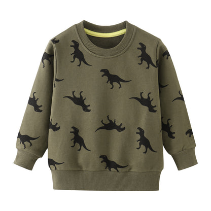 Dinosaur cartoon sweater